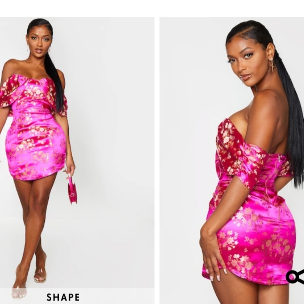Off Shoulder Bodycon Mini Dress
